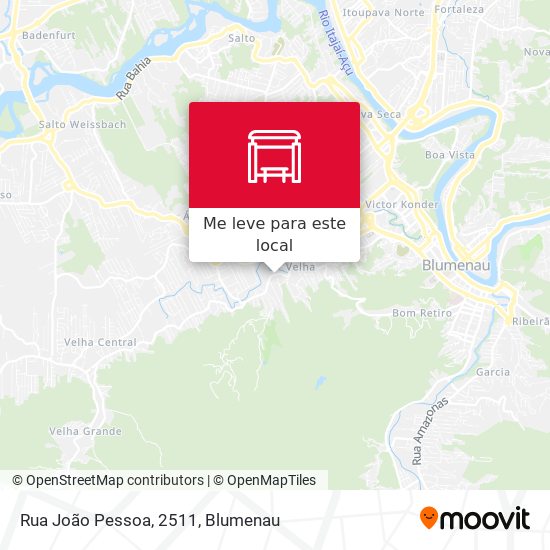 Rua João Pessoa, 2511 mapa