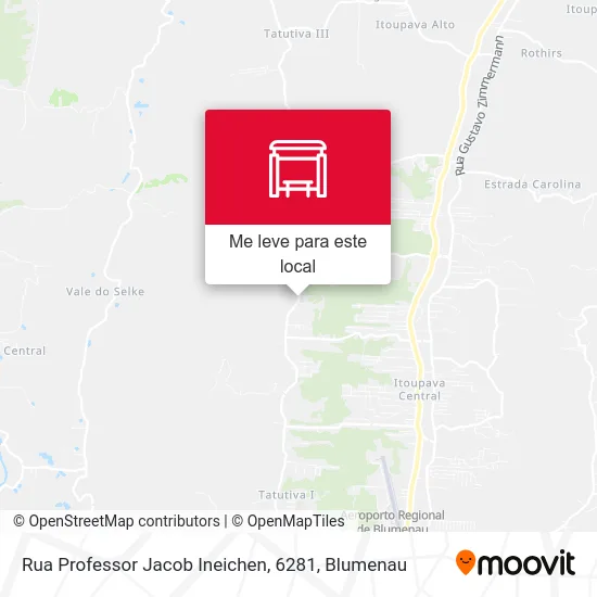 Rua Professor Jacob Ineichen, 6281 mapa