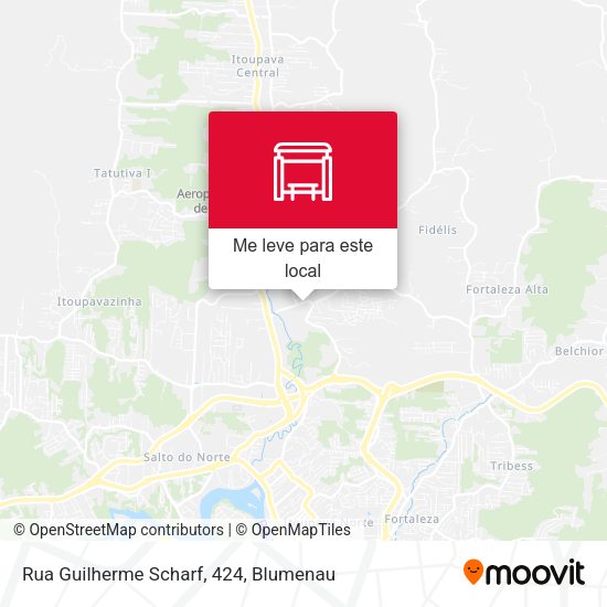 Rua Guilherme Scharf, 424 mapa
