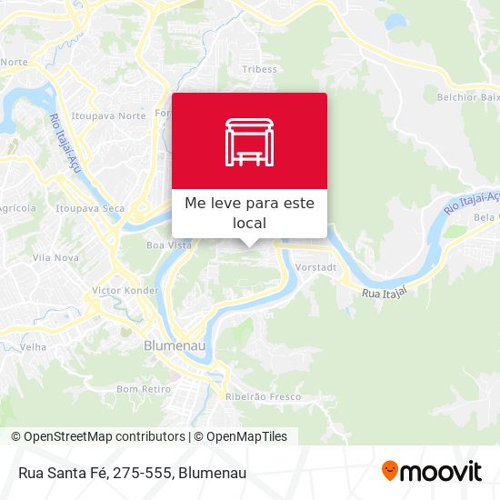 Rua Santa Fé, 275-555 mapa