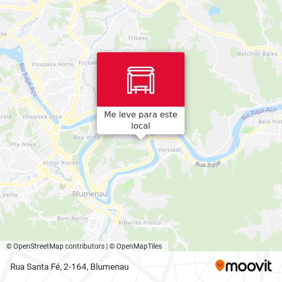 Rua Santa Fé, 2-164 mapa