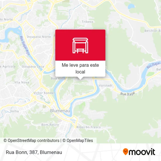 Rua Bonn, 387 mapa