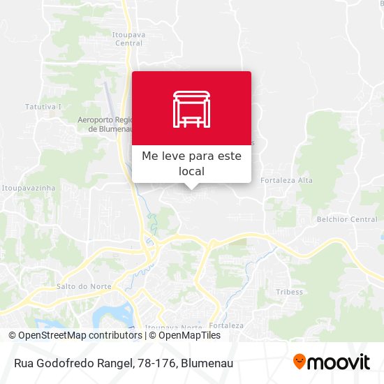 Rua Godofredo Rangel, 78-176 mapa