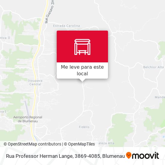 Rua Professor Herman Lange, 3869-4085 mapa