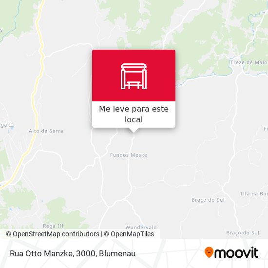 Rua Otto Manzke, 3000 mapa