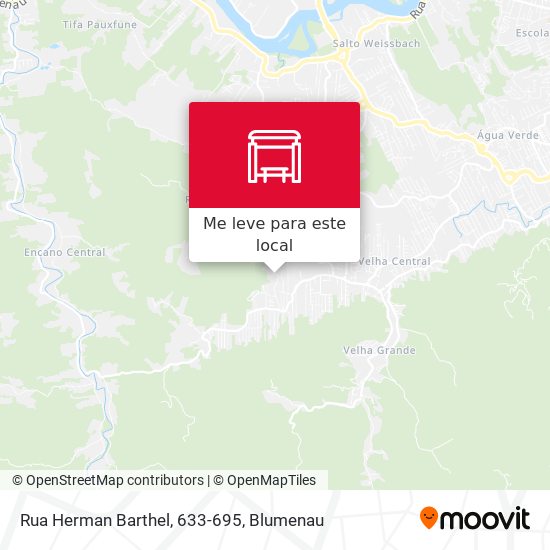Rua Herman Barthel, 633-695 mapa