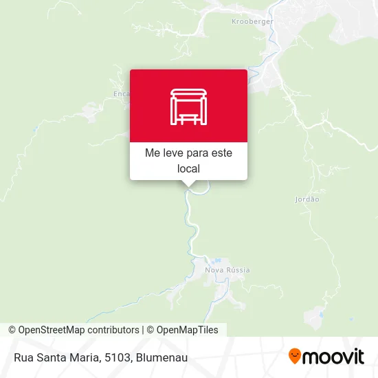 Rua Santa Maria, 5103 mapa