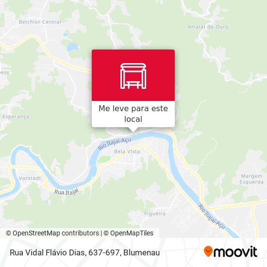 Rua Vidal Flávio Dias, 637-697 mapa