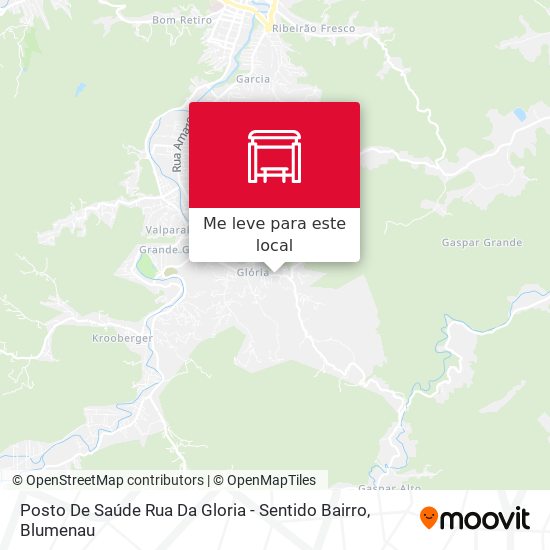 Posto De Saúde Rua Da Gloria - Sentido Bairro mapa