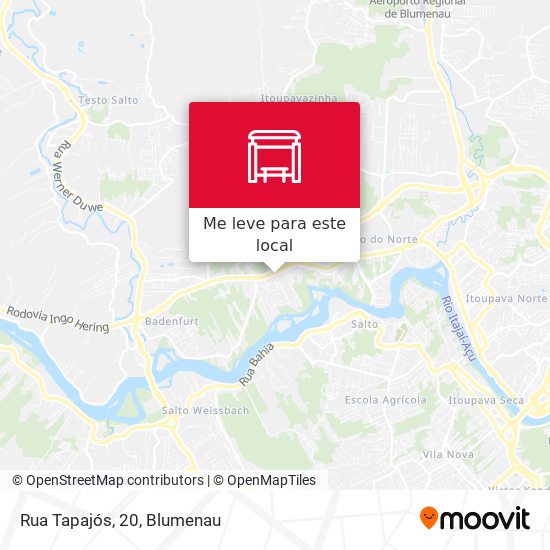 Rua Tapajós, 20 mapa