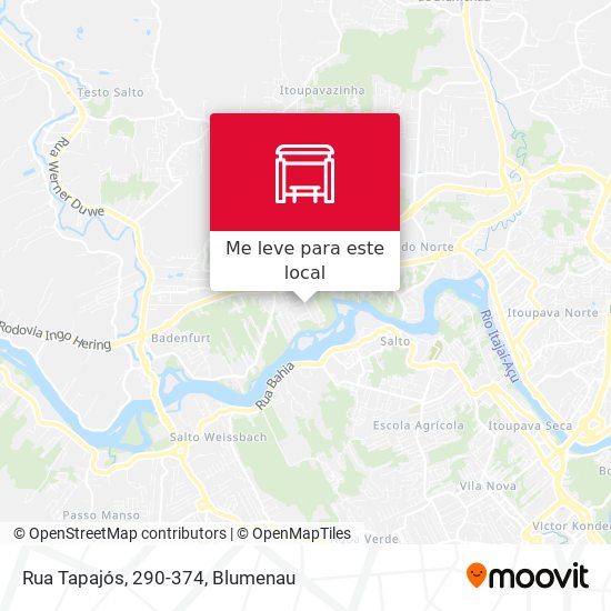 Rua Tapajós, 290-374 mapa