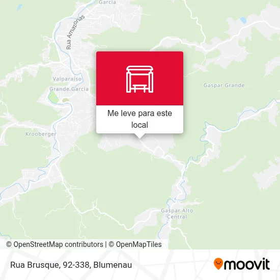 Rua Brusque, 92-338 mapa