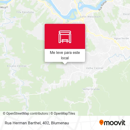 Rua Herman Barthel, 402 mapa