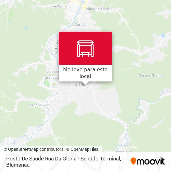 Posto De Saúde Rua Da Gloria - Sentido Terminal mapa