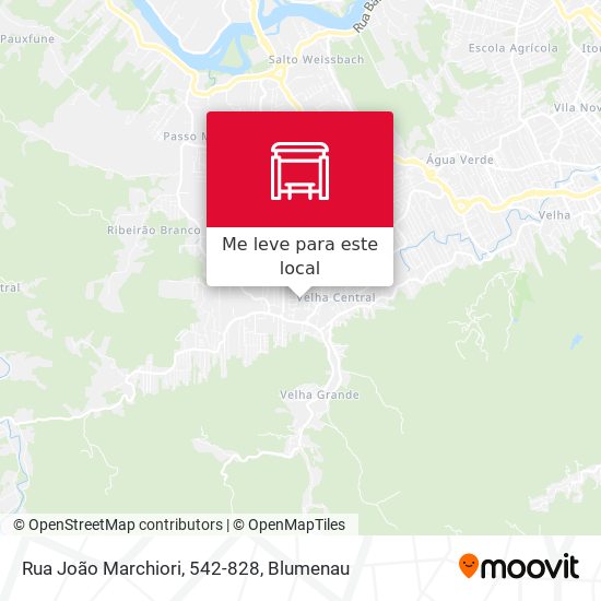 Rua João Marchiori, 542-828 mapa