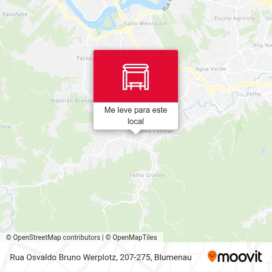 Rua Osvaldo Bruno Werplotz, 207-275 mapa