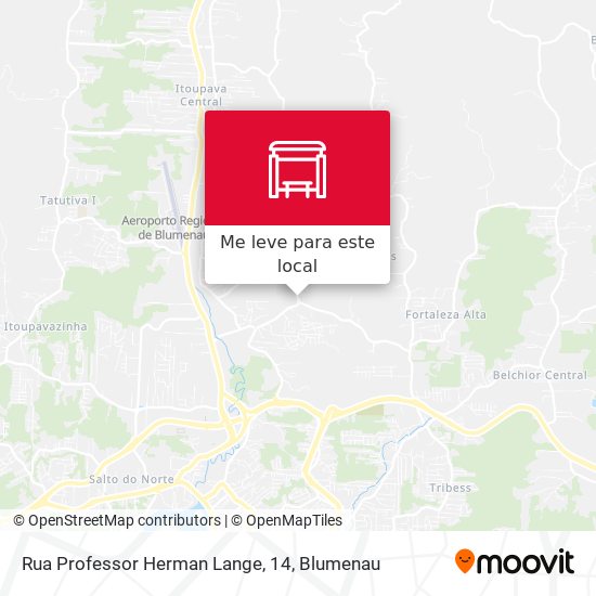 Rua Professor Herman Lange, 14 mapa