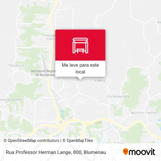 Rua Professor Herman Lange, 800 mapa
