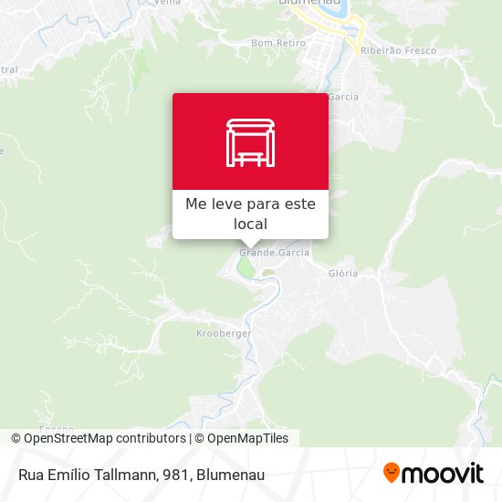 Rua Emílio Tallmann, 981 mapa