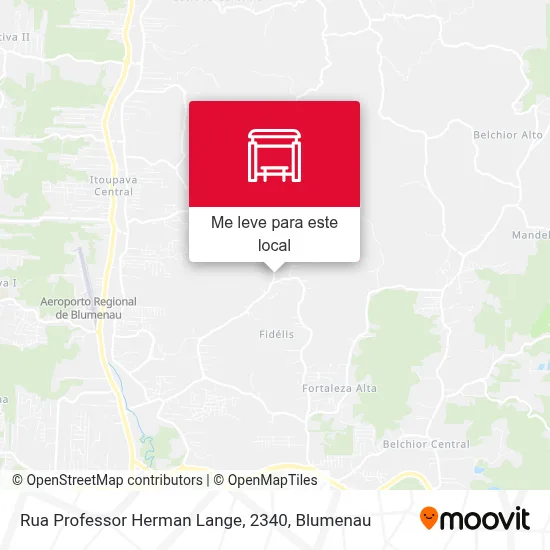 Rua Professor Herman Lange, 2340 mapa