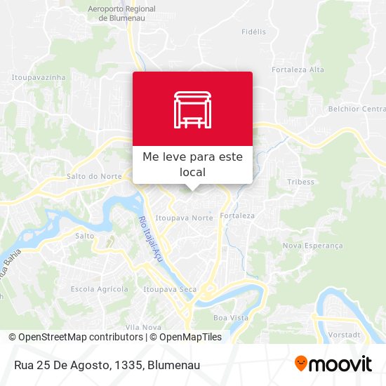 Rua 25 De Agosto, 1335 mapa