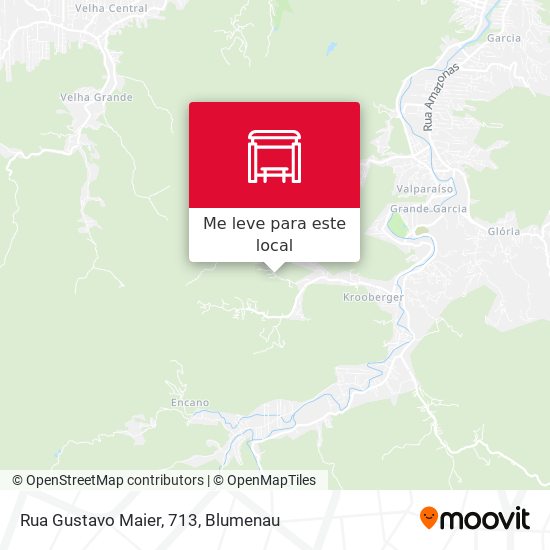 Rua Gustavo Maier, 713 mapa