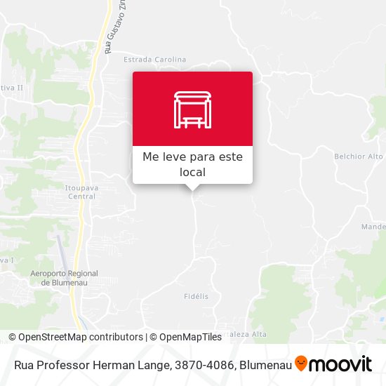 Rua Professor Herman Lange, 3870-4086 mapa