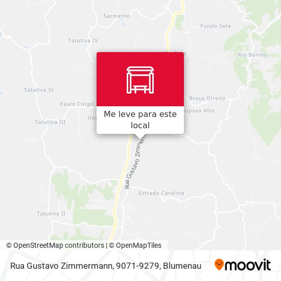 Rua Gustavo Zimmermann, 9071-9279 mapa