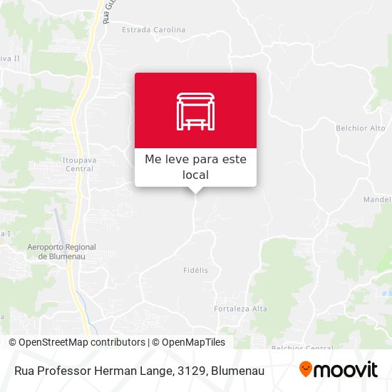 Rua Professor Herman Lange, 3129 mapa