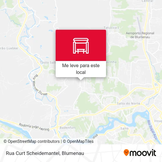 Rua Curt Scheidemantel mapa
