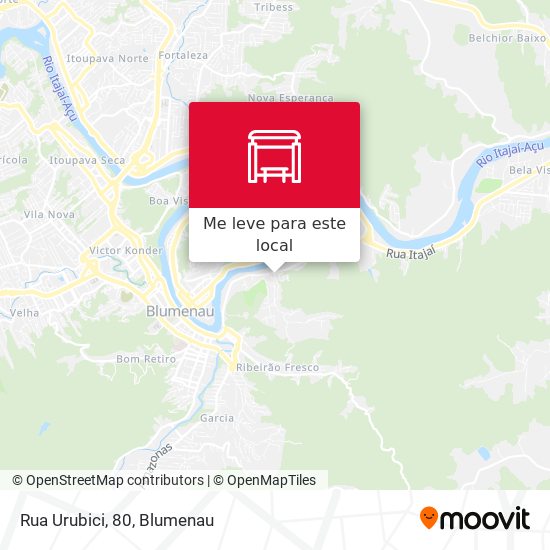 Rua Urubici, 80 mapa