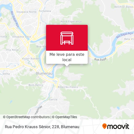 Rua Pedro Krauss Sênior, 228 mapa