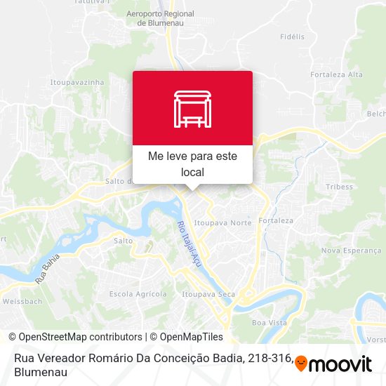 Rua Vereador Romário Da Conceição Badia, 218-316 mapa