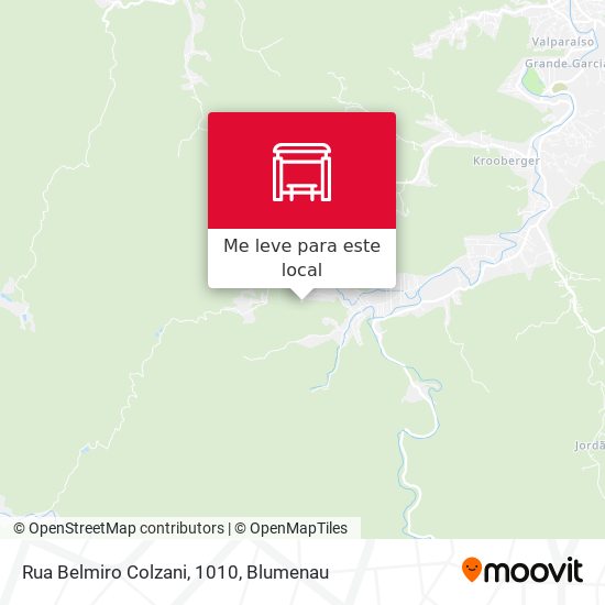 Rua Belmiro Colzani, 1010 mapa
