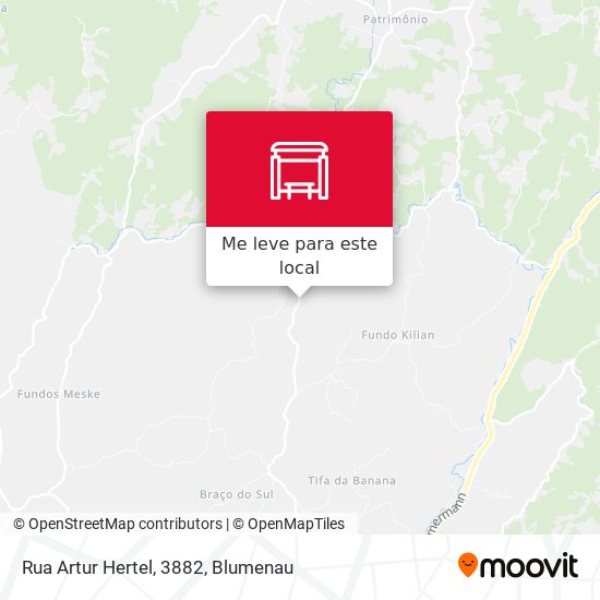 Rua Artur Hertel, 3882 mapa