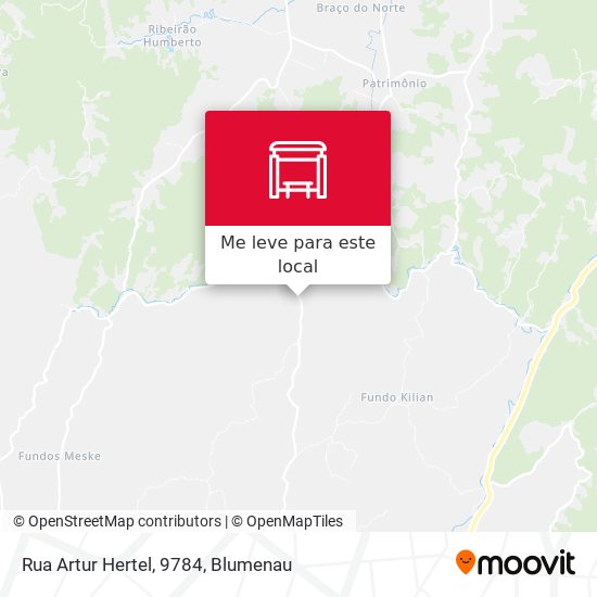 Rua Artur Hertel, 9784 mapa