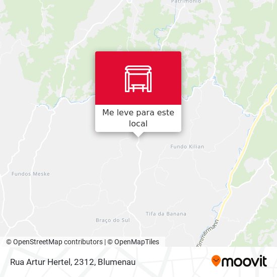 Rua Artur Hertel, 2312 mapa