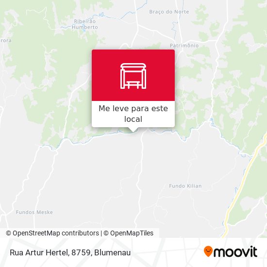 Rua Artur Hertel, 8759 mapa