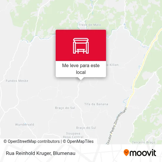 Rua Reinhold Kruger mapa
