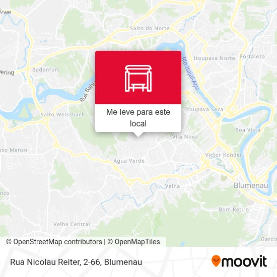 Rua Nicolau Reiter, 2-66 mapa