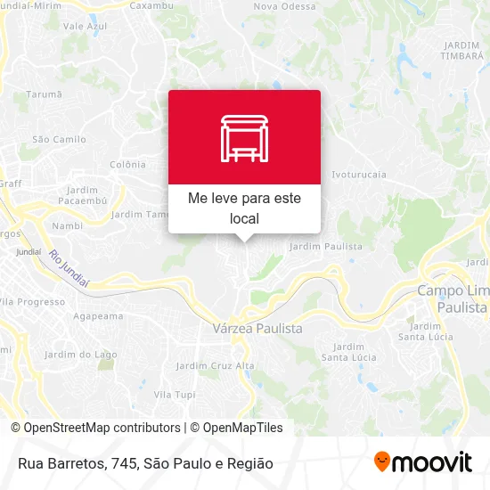 Rua Barretos, 745 - Rotas, horários e tarifas