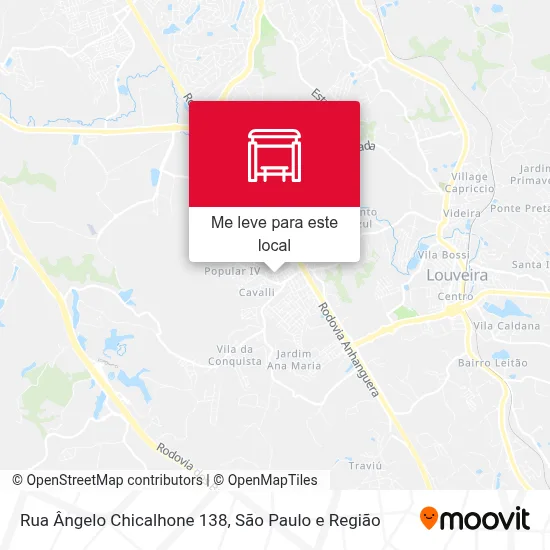 Rua Ângelo Chicalhone 138 mapa