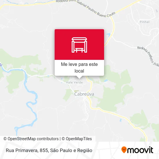 Rua Primavera, 855 mapa