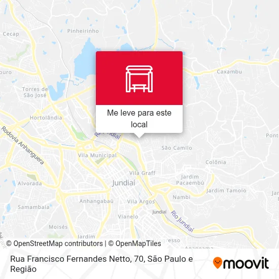 Rua Francisco Fernandes Netto, 70 mapa