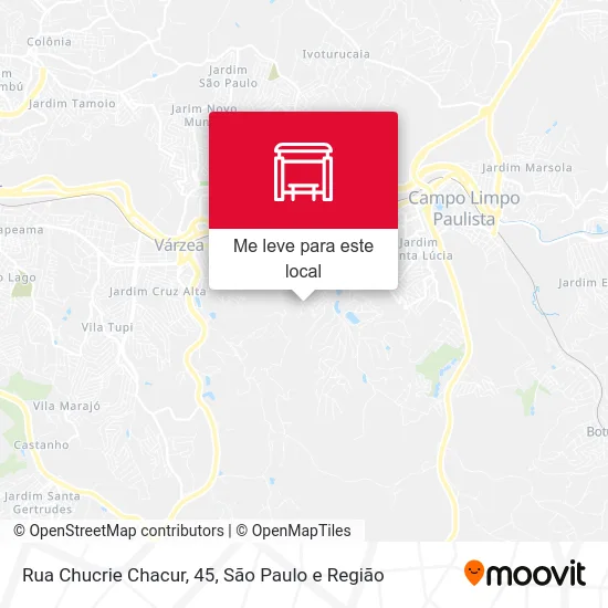 Rua Chucrie Chacur, 45 mapa
