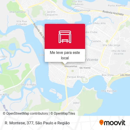 R. Montese, 377 mapa