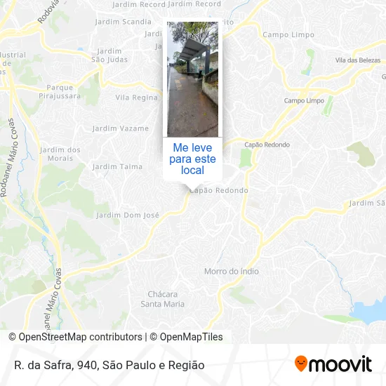 R. da Safra, 940 mapa