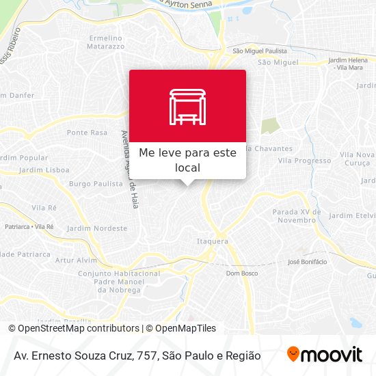 Av. Ernesto Souza Cruz, 757 mapa