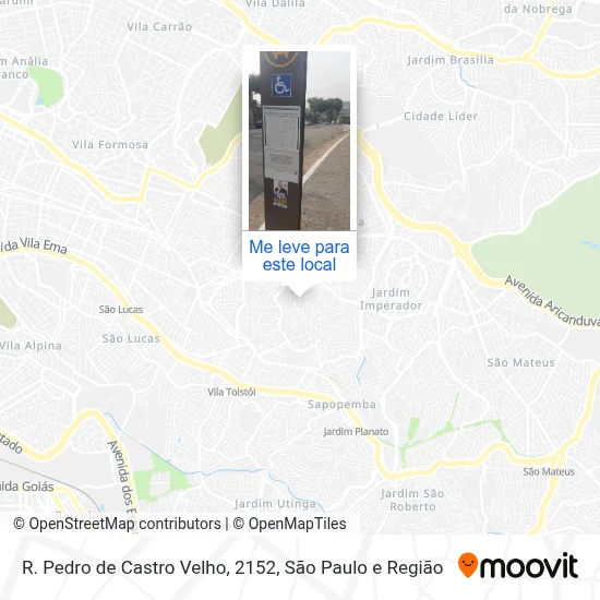 R. Pedro de Castro Velho, 2152 mapa
