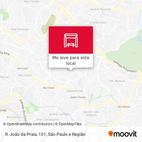R. João da Praia, 101 mapa